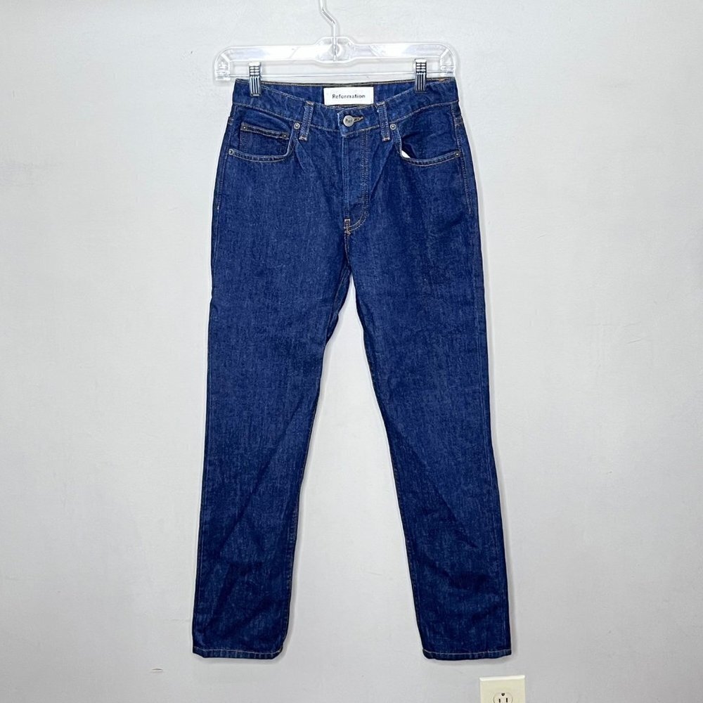 Reformation Winona Mid Slim Jeans - Size 25